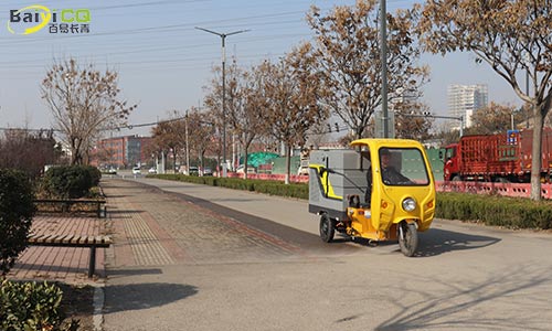 環(huán)衛(wèi)三輪高壓清洗車，廠區(qū)防疫消毒好幫手