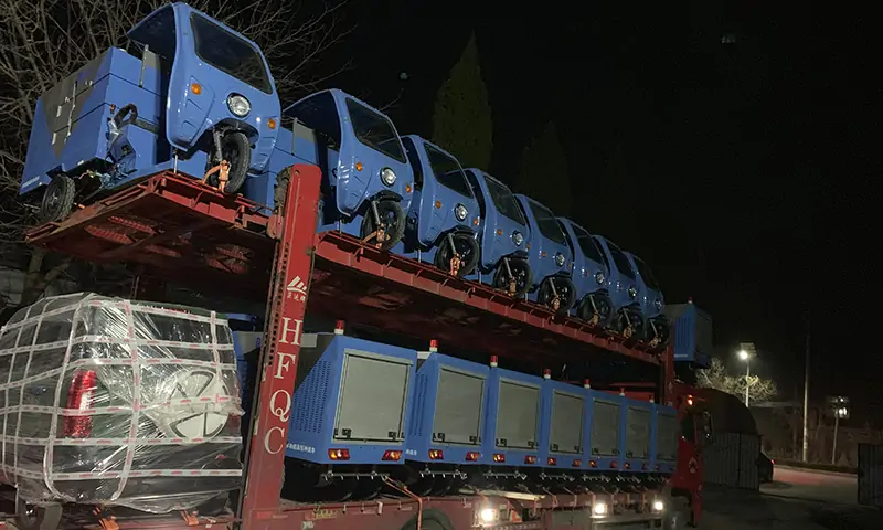 小型高壓清洗車發貨實拍！助力北京環衛，共建美好生活環境！