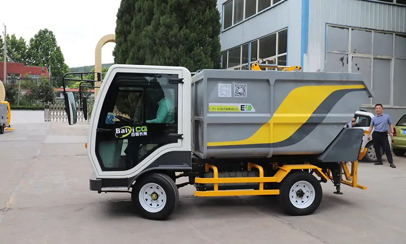 綠色未來：純電動后裝式垃圾車為物業景區廠區垃圾轉運帶來便捷與環保！