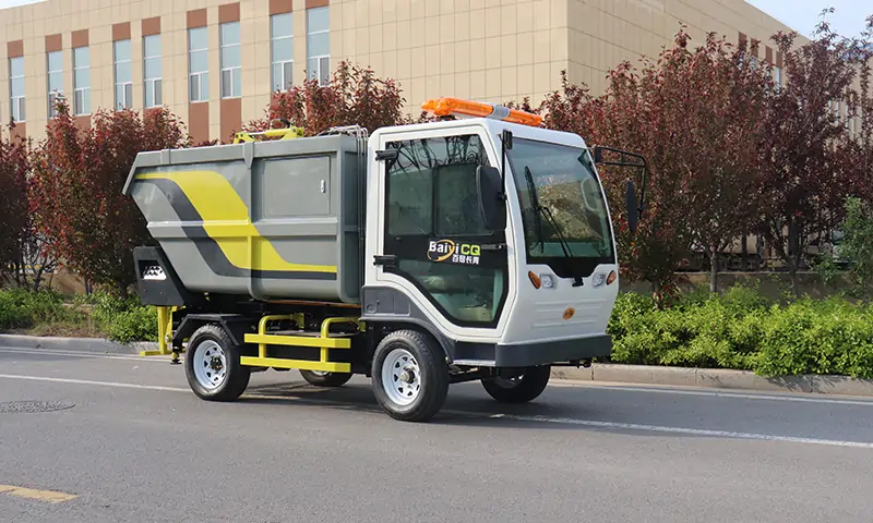 純電動垃圾轉運車：物業景區環保、高效、便捷的未來選擇！
