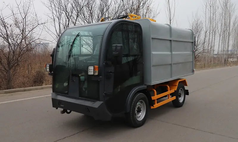 垃圾清運車：物業景區小區的環保好伙伴