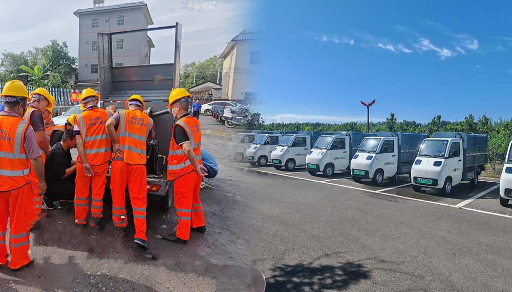 山東百易長青北京環衛集團-交車現場 山東百易長青北京環衛集團-交車現場
